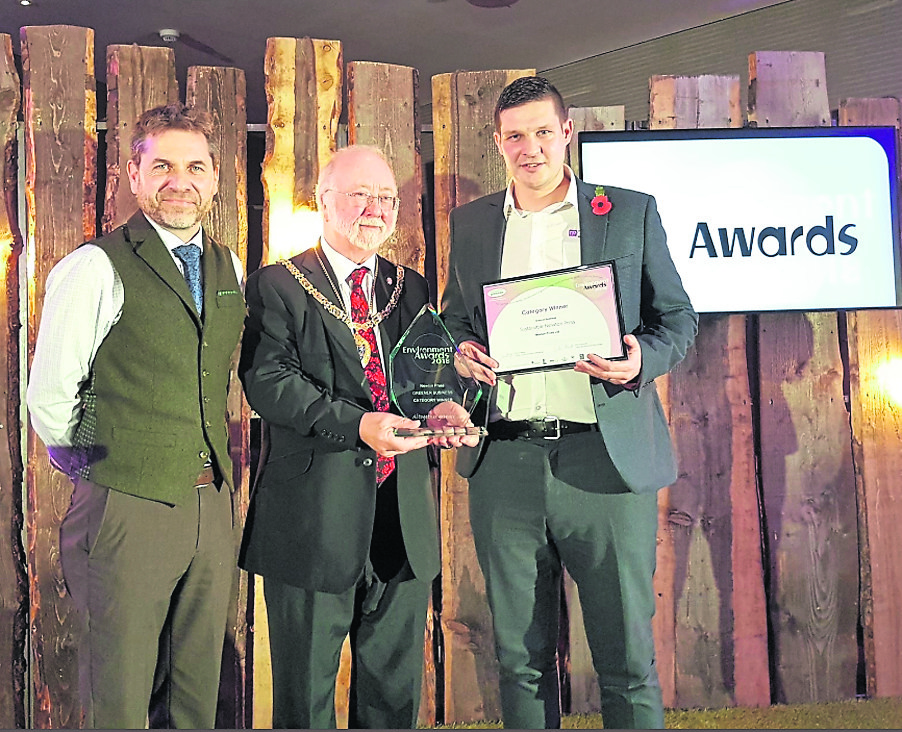 Newton Press wins Environment Award