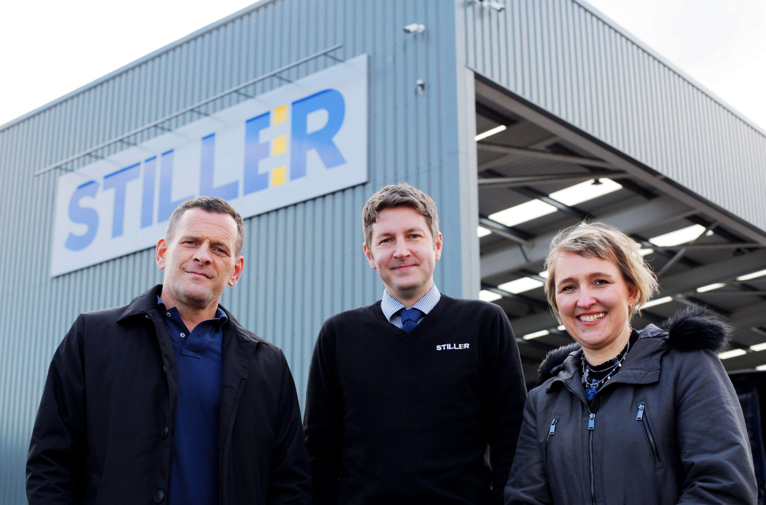 Stiller sponsor ABPC Make Your Mark awards - Matthew Stiller with Sarah Slaven and Martin Walker